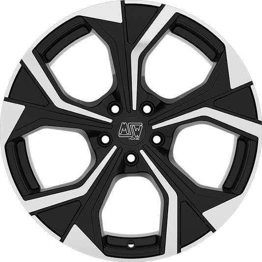 MSW 43 gloss black full polished Alufelge 7.5x18 Zoll ET42 LK 5x112 ML57.06 – Bild 2