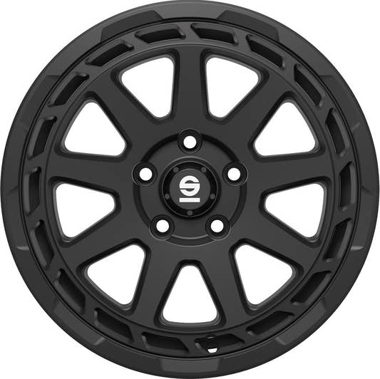 Sparco Gravel matt black Alufelge 8x17 Zoll ET35 LK 5x108 ML63.4 – Bild 2