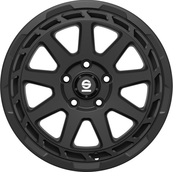 Sparco Gravel matt black Alufelge 8x18 Zoll ET45 LK 5x108 ML73.1 – Bild 2