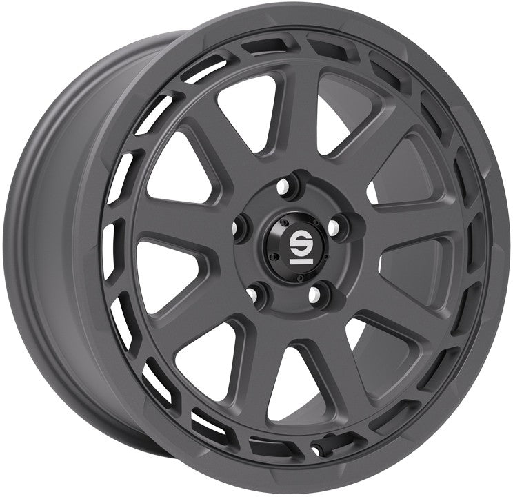 Sparco Gravel matt graphite Alufelge 8x17 Zoll ET35 LK 5x100 ML63.4