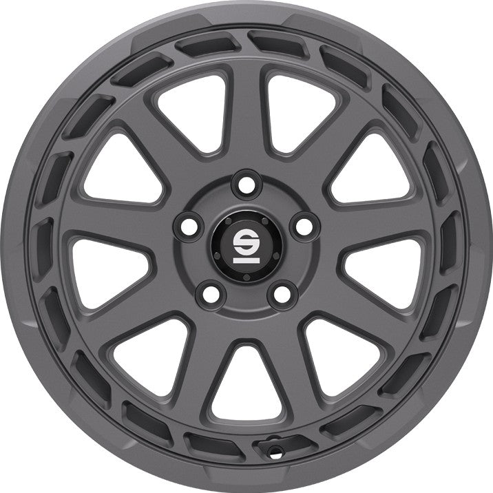 Sparco Gravel matt graphite Alufelge 8x17 Zoll ET35 LK 5x112 ML73.1 – Bild 2