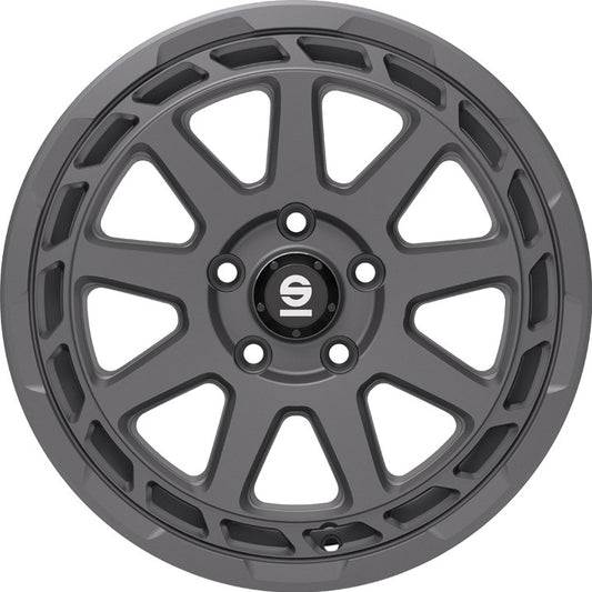 Sparco Gravel matt graphite Alufelge 8x17 Zoll ET48 LK 5x112 ML73.1 – Bild 2