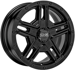 OZ Rally Adventure matt black + rivets Alufelge 8x17 Zoll ET35 LK 5x130 ML84.1