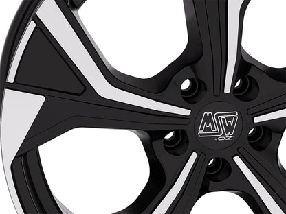 MSW 43 gloss black full polished Alufelge 8x20 Zoll ET45 LK 5x112 ML57.06 – Bild 3