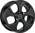 MSW 43 gloss black Alufelge 8x18 Zoll ET50 LK 5x112 ML73.1