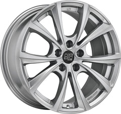 MSW 27 T full silver Alufelge 9.5x20 Zoll ET45 LK 5x114.3 ML64.12