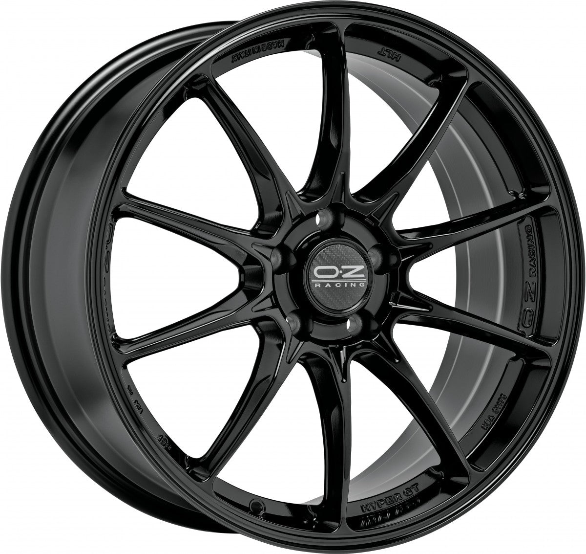 OZ Hyper GT HLT gloss black Alufelge 7.5x17 Zoll ET45 LK 5x114.3 ML75