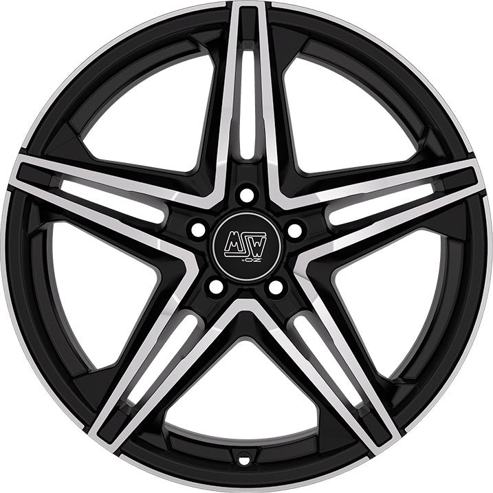 MSW 31 gloss black full polished Alufelge 8.5x19 Zoll ET43 LK 5x112 ML73.1 – Bild 2