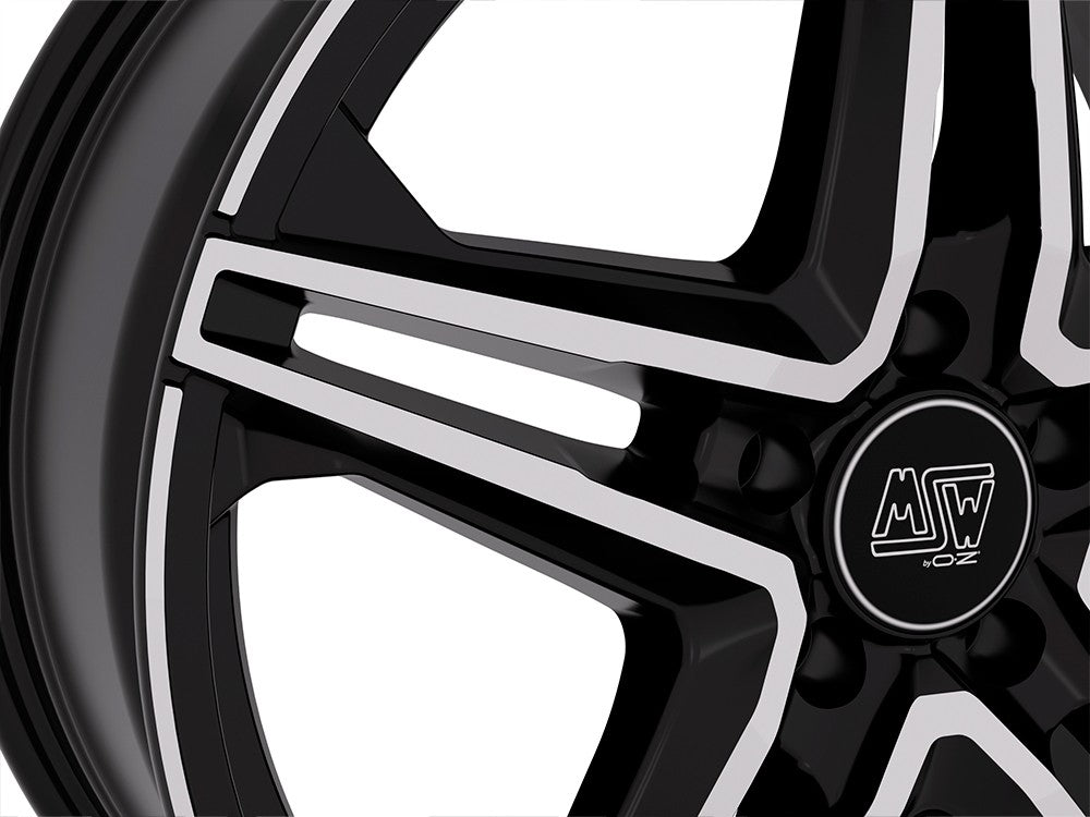 MSW 31 gloss black full polished Alufelge 8.5x19 Zoll ET43 LK 5x112 ML73.1 – Bild 4