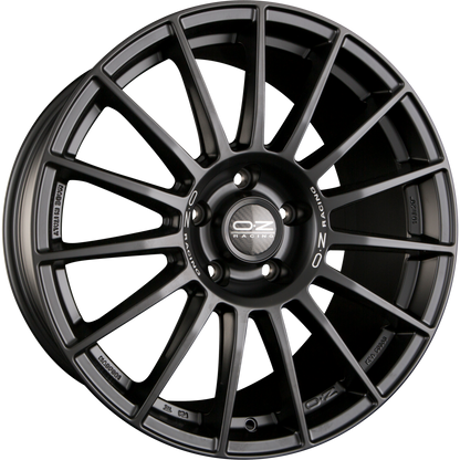 OZ Superturismo Dakar Matt Black + Silver Lettering Alufelge 9x22 Zoll ET42 LK 5x108 ML75 – Bild 2
