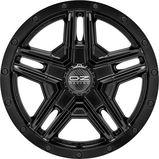 OZ Rally Adventure matt black + rivets Alufelge 8x17 Zoll ET20 LK 5x127 ML71.6 – Bild 2