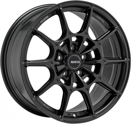 Sparco FF2 matt black Alufelge 7.5x18 Zoll ET45 LK 5x100 ML63.3
