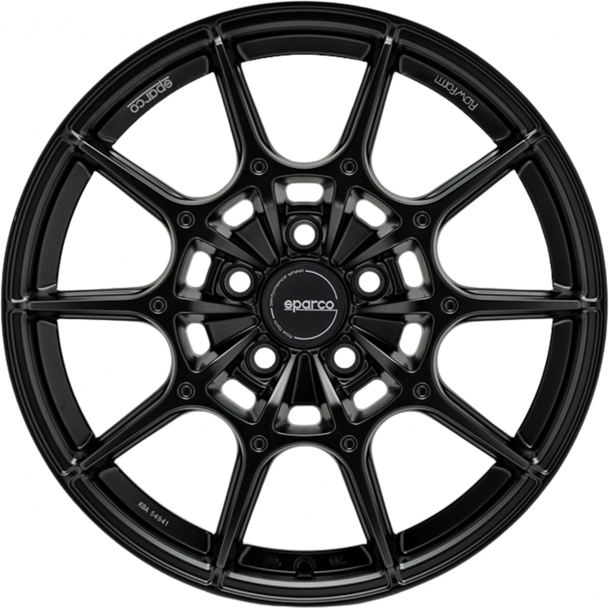 Sparco FF2 matt black Alufelge 7.5x18 Zoll ET45 LK 5x100 ML63.3 – Bild 2