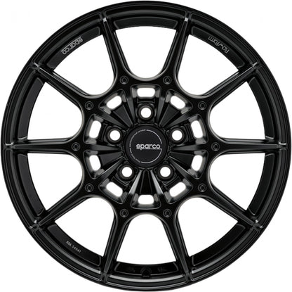 Sparco FF2 matt black Alufelge 7.5x18 Zoll ET45 LK 5x100 ML63.3 – Bild 2
