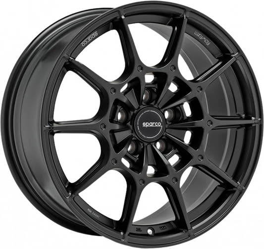 Sparco FF2 matt black Alufelge 8.5x18 Zoll ET38 LK 5x112 ML73.1