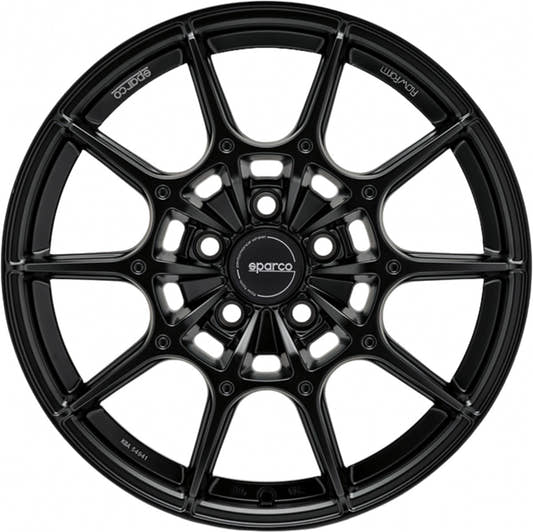 Sparco FF2 matt black Alufelge 8.5x18 Zoll ET38 LK 5x112 ML73.1 – Bild 2