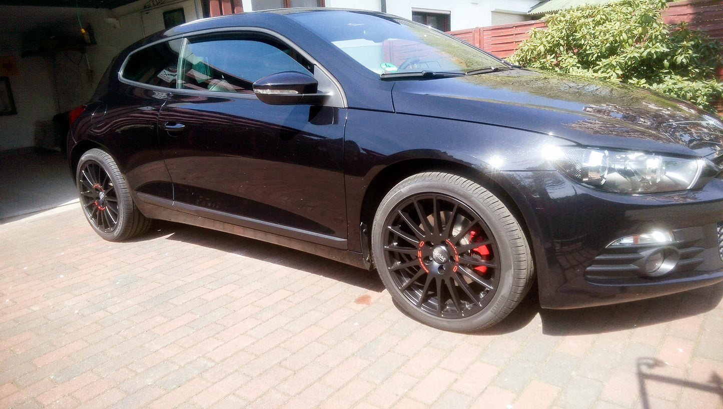 OZ Superturismo GT mattschwarz Alufelge 8x18 Zoll ET40 LK 5x114.3 ML75 – Bild 3