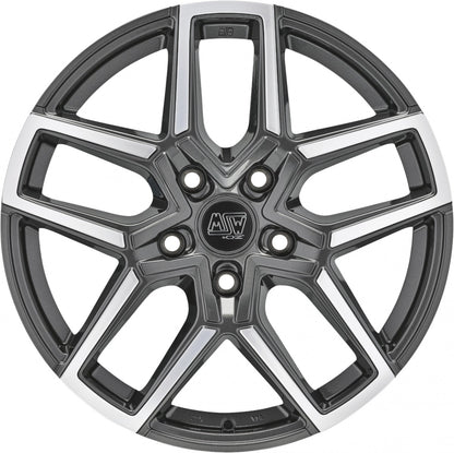 MSW 52 gloss gun metal poliert Alufelge 8.5x20 Zoll ET41.5 LK 5x120 ML72.56 – Bild 2