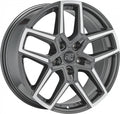 MSW 52 gloss gun metal poliert Alufelge 8.5x20 Zoll ET45 LK 5x112 ML73.1