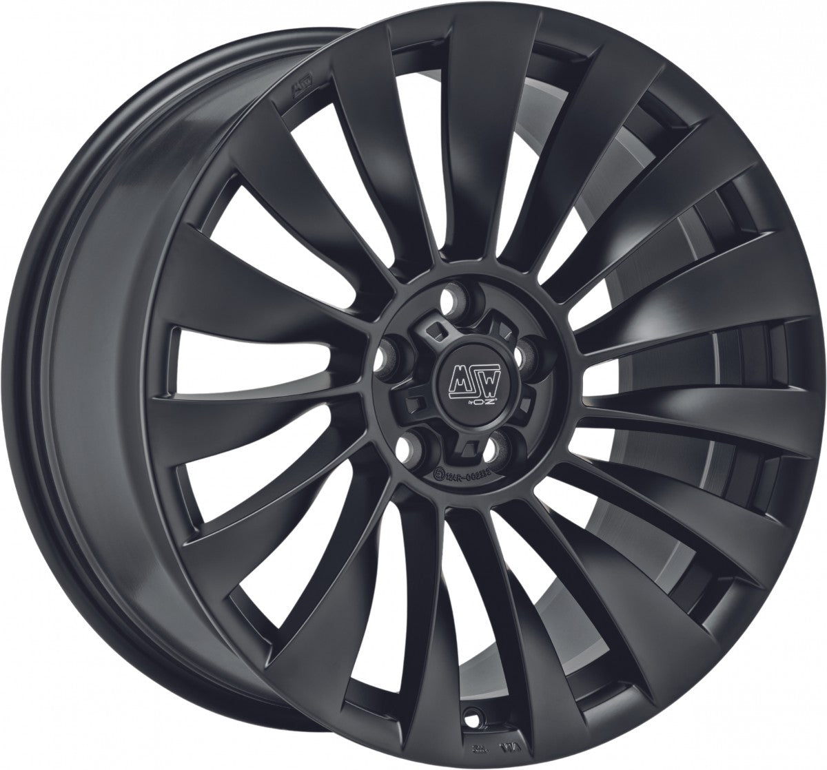 MSW 37 T matt black Alufelge 9.5x19 Zoll ET45 LK 5x114.3 ML64.12
