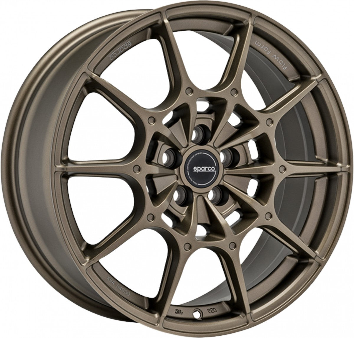Sparco FF2 rally bronze Alufelge 8x18 Zoll ET45 LK 5x114.3 ML73.1