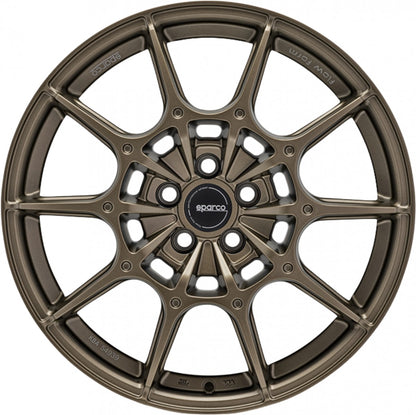 Sparco FF2 rally bronze Alufelge 8x18 Zoll ET45 LK 5x114.3 ML73.1 – Bild 2