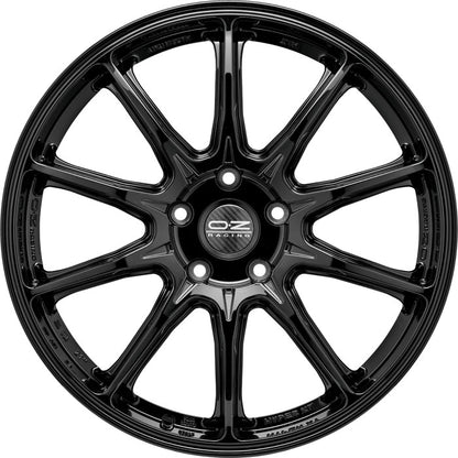 OZ Hyper XT HLT gloss black Alufelge 9.5x21 Zoll ET26 LK 5x120 ML66.56 – Bild 2