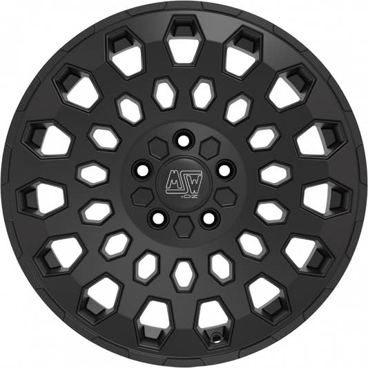 MSW 99 matt black Alufelge 6.5x16 Zoll ET45 LK 5x120 ML65.06 – Bild 2