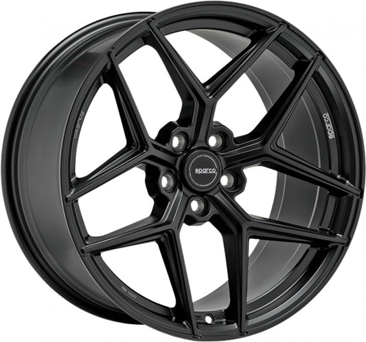 Sparco FF3 matt black Alufelge 8x18 Zoll ET29 LK 5x120 ML72.56