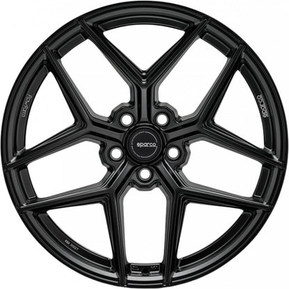 Sparco FF3 matt black Alufelge 8x18 Zoll ET29 LK 5x120 ML72.56 – Bild 2