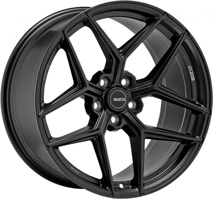 Sparco FF3 matt black Alufelge 8x18 Zoll ET45 LK 5x114.3 ML73.1