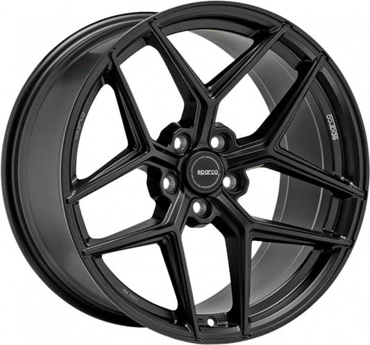 Sparco FF3 matt black Alufelge 8.5x18 Zoll ET38 LK 5x112 ML73.1