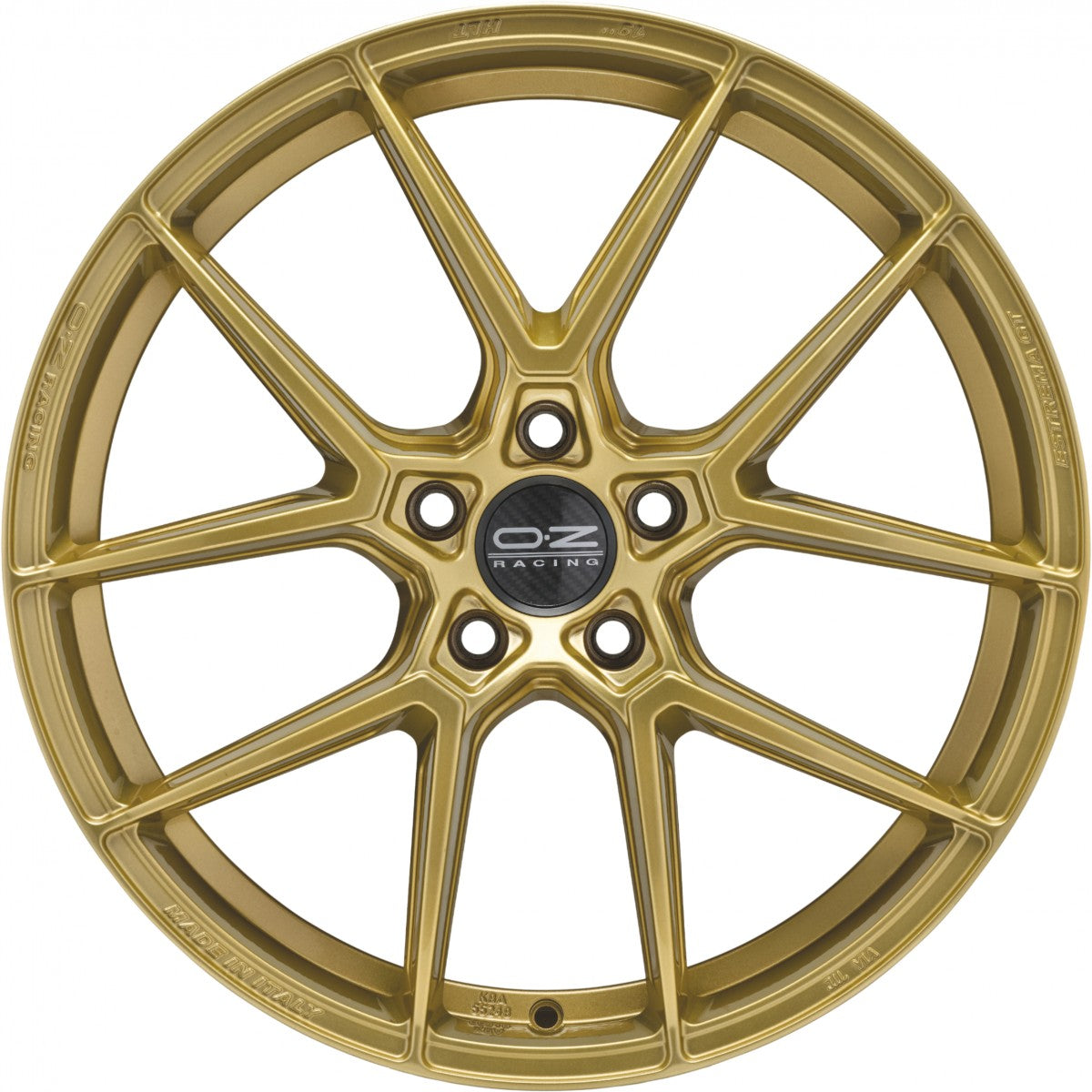 OZ Estrema GT HLT race gold Alufelge 8x18 Zoll ET48 LK 5x100 ML68 – Bild 2
