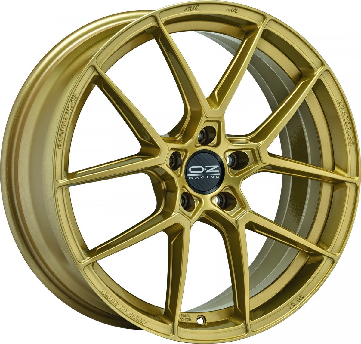 OZ Estrema GT HLT race gold Alufelge 9x18 Zoll ET30 LK 5x114.3 ML75