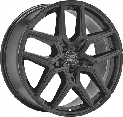 MSW 52 gloss black Alufelge 8.5x20 Zoll ET41.5 LK 5x120 ML72.56