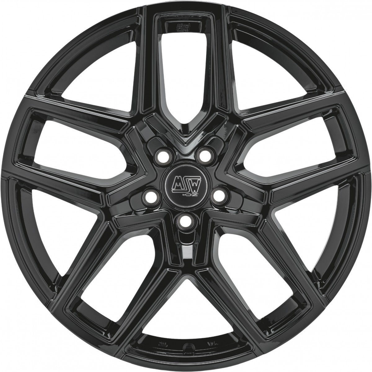 MSW 52 gloss black Alufelge 8.5x20 Zoll ET41.5 LK 5x120 ML72.56 – Bild 2
