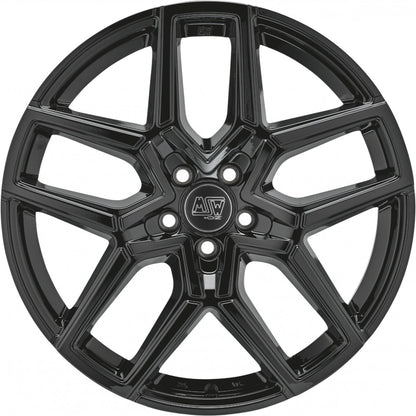 MSW 52 gloss black Alufelge 8.5x20 Zoll ET41.5 LK 5x120 ML72.56 – Bild 2