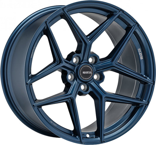 Sparco FF3 matt blue Alufelge 8x18 Zoll ET45 LK 5x112 ML73.1