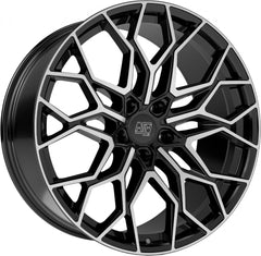 MSW 51 gloss black full polished Alufelge 10x22 Zoll ET56 LK 5x112 ML66.56