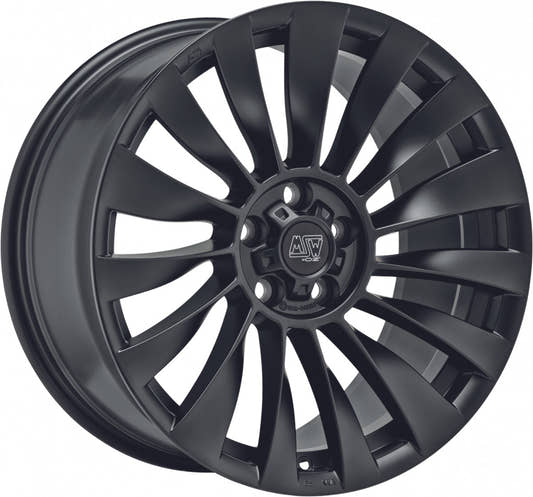 MSW 37 T matt black Alufelge 8.5x19 Zoll ET35 LK 5x114.3 ML64.12