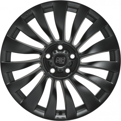 MSW 37 T matt black Alufelge 8.5x19 Zoll ET35 LK 5x114.3 ML64.12 – Bild 2