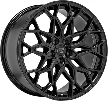 MSW 51 gloss black Alufelge 10x22 Zoll ET56 LK 5x112 ML66.56