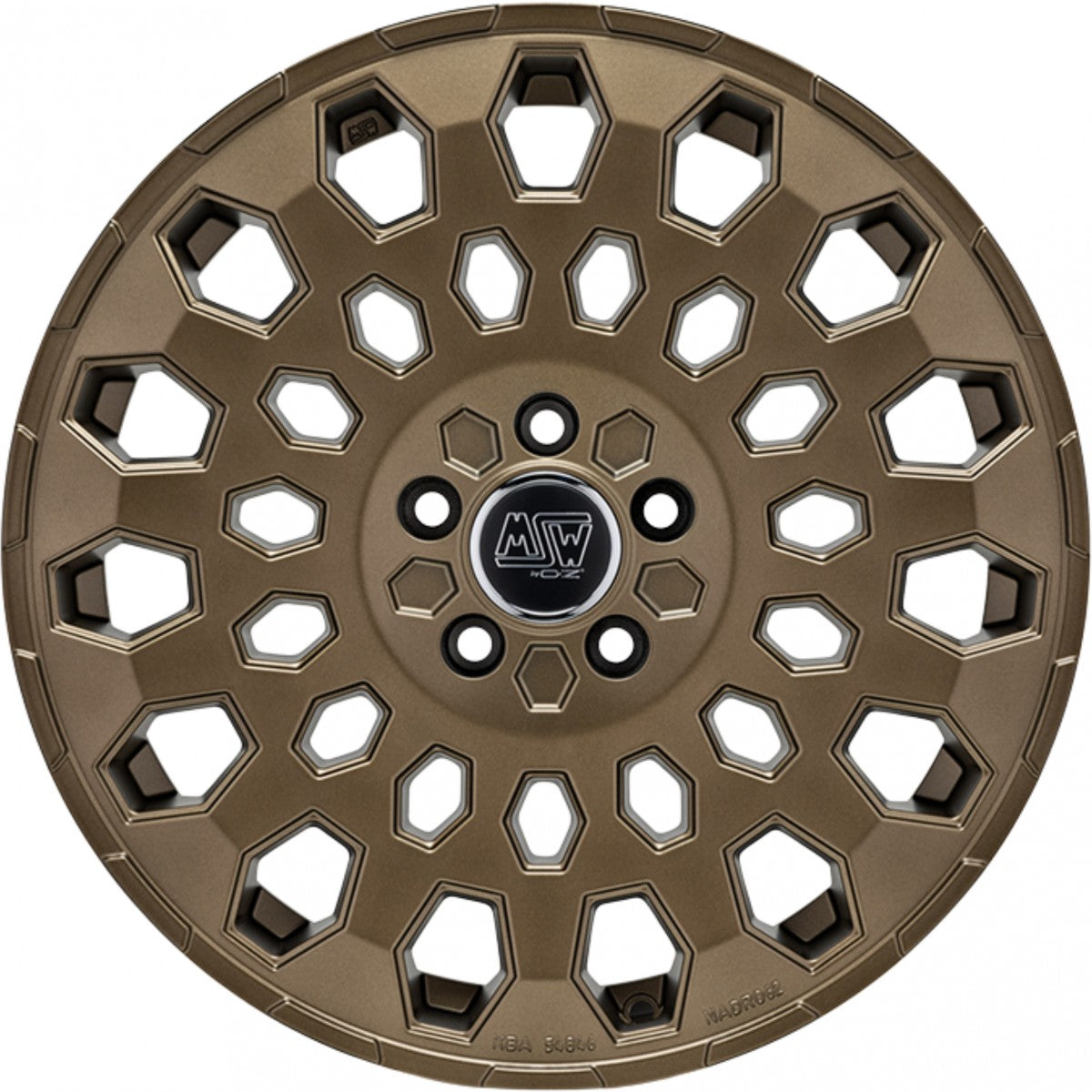 MSW 99 matt bronze Alufelge 6.5x16 Zoll ET55 LK 5x118 ML71.1 – Bild 2