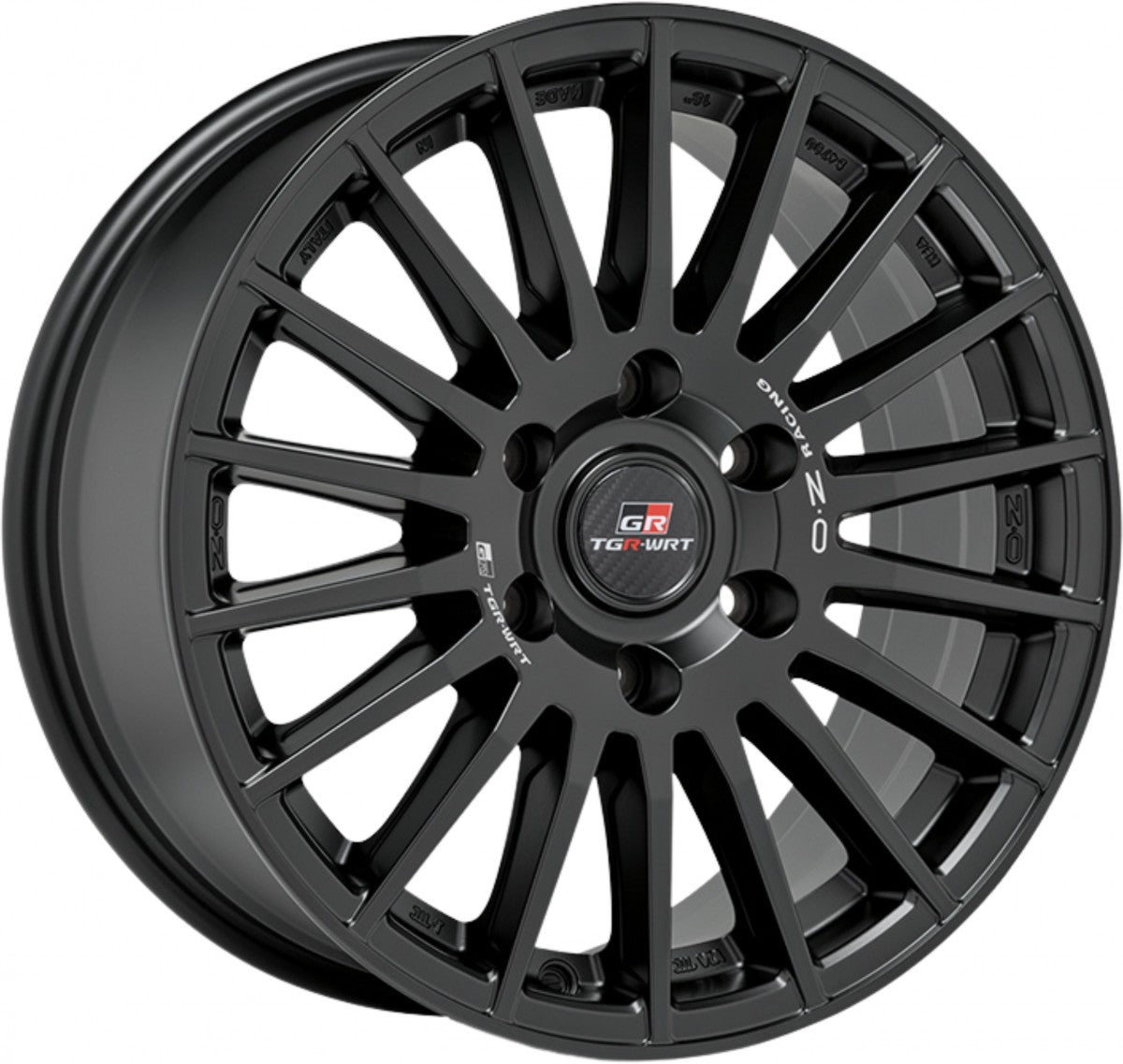 OZ Rally Desert TGR-WRT matt black Alufelge 8x18 Zoll ET50 LK 6x139.7 ML95.1