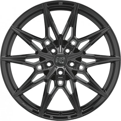 MSW 75 gloss black Alufelge 8.5x20 Zoll ET35 LK 5x112 ML73.1 – Bild 2