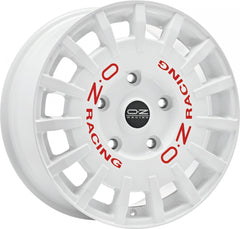 OZ Rally Racing white Alufelge 8x18 Zoll ET45 LK 5x120 ML65.06