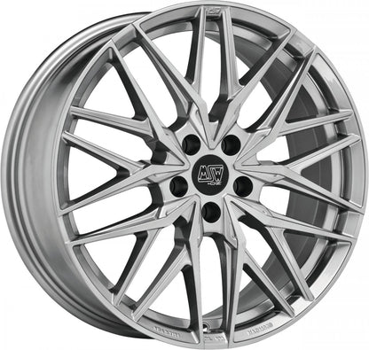 MSW 50 hyper silver Alufelge 8.5x20 Zoll ET35 LK 5x112 ML73.1
