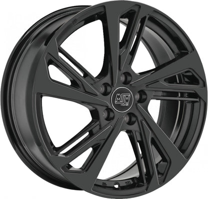 MSW 60 gloss black Alufelge 8x18 Zoll ET40 LK 5x112 ML66.56