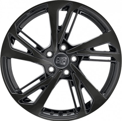 MSW 60 gloss black Alufelge 8x18 Zoll ET40 LK 5x112 ML66.56 – Bild 2