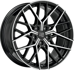 MSW 74 gloss black full polished Alufelge 10x19 Zoll ET45.1 LK 5x114.3 ML64.1